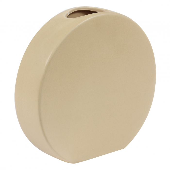 Vază crem din ceramică.17 cm [2]