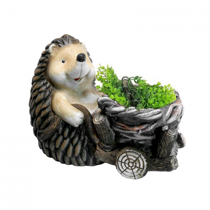 Ghiveci decorativ, ceramică, Arici, 37.5 x 21 x 27.5 cm [2]