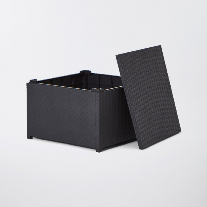 Set mobilier grădină, canapea + masă + 2 fotolii, culoare gri [6]