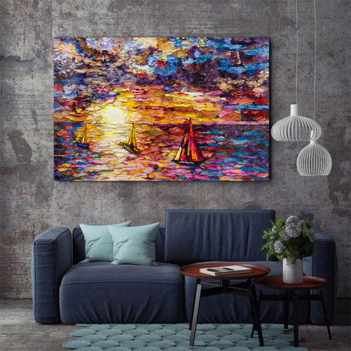 Tablou Canvas - Petals art [3]