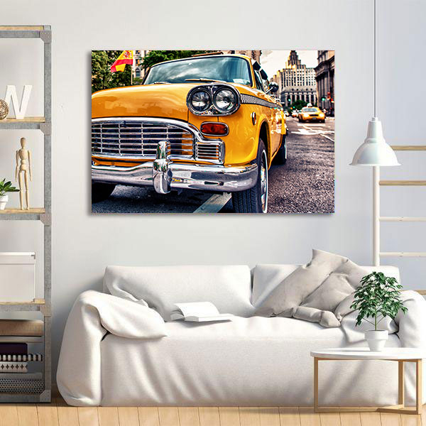 Tablou Canvas - Old taxi in New York [2]