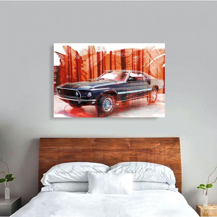 Tablou Canvas - Mustang [2]