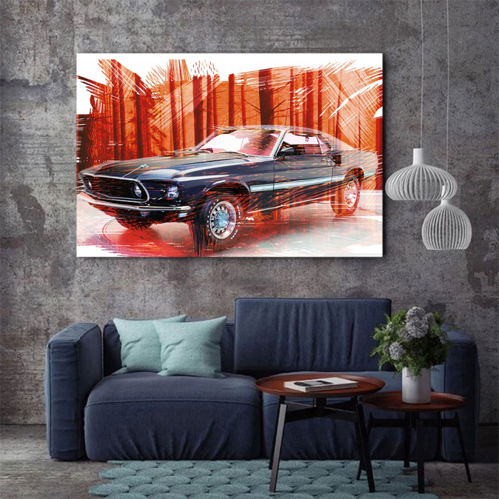 Tablou Canvas - Mustang [3]