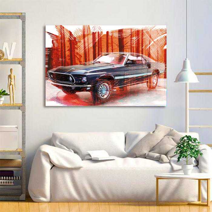 Tablou Canvas - Mustang [4]