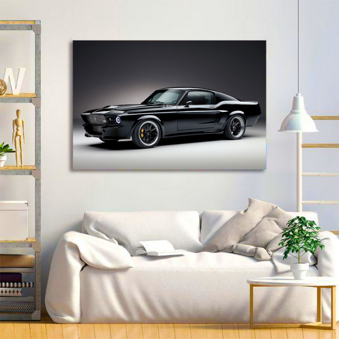 Tablou Canvas - Mustang black [2]