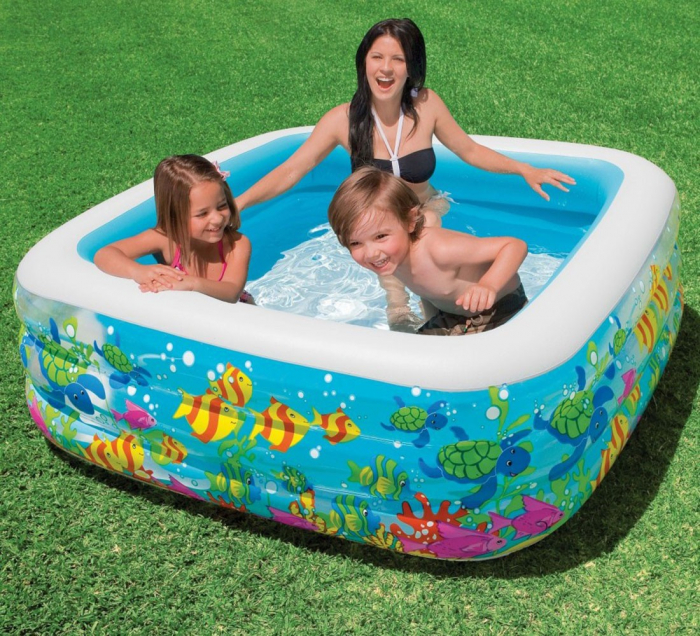 Piscină gonflabilă Aqua,pentru copii 159 x 159 x 50cm [2]