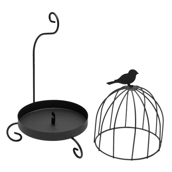 Bază metalică neagră 28 cm [2]