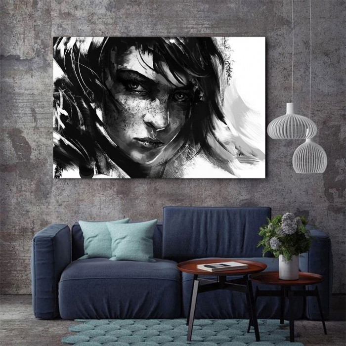 Tablou Canvas - Black mood [3]