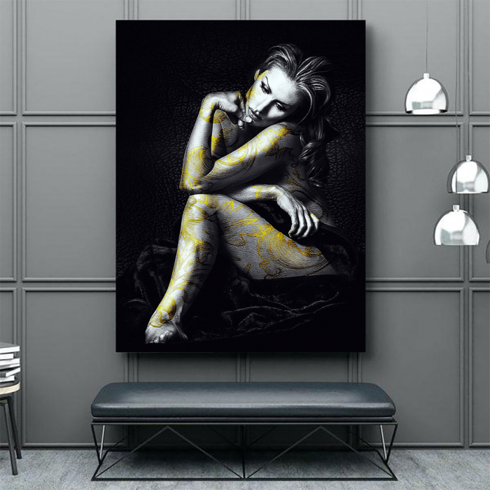 Tablou Canvas - Golden beauty [3]