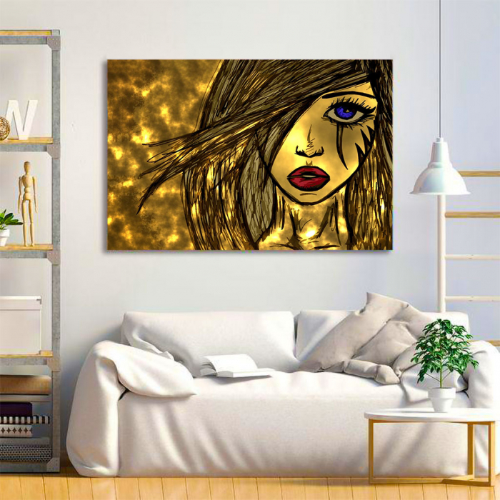 Tablou Canvas - Golden art [2]