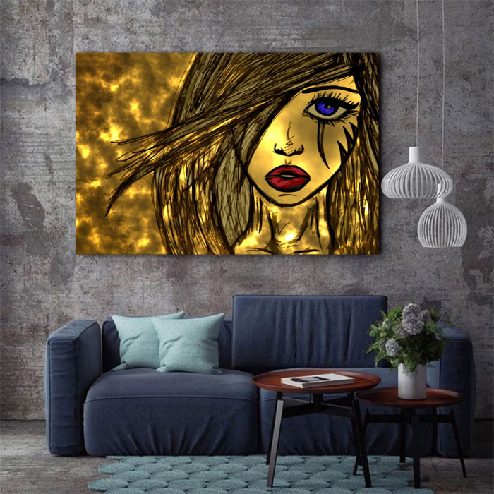 Tablou Canvas - Golden art [3]