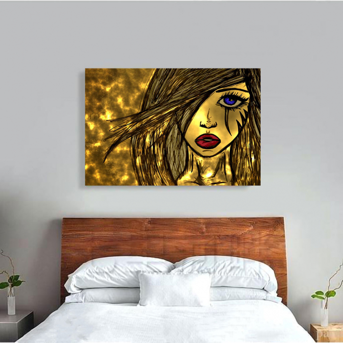 Tablou Canvas - Golden art [4]