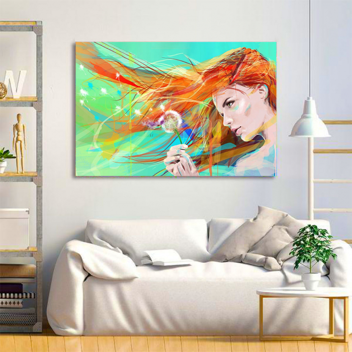 Tablou Canvas - Red head [2]