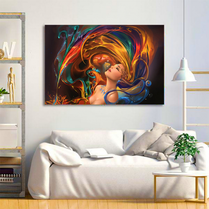 Tablou Canvas - Colors shower [2]