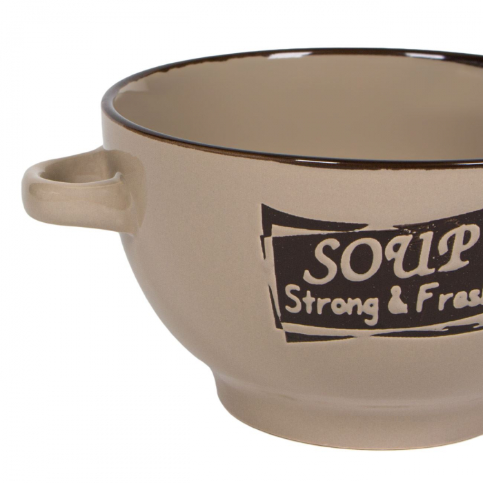 Castron din ceramică pentru supă,650 ml [2]