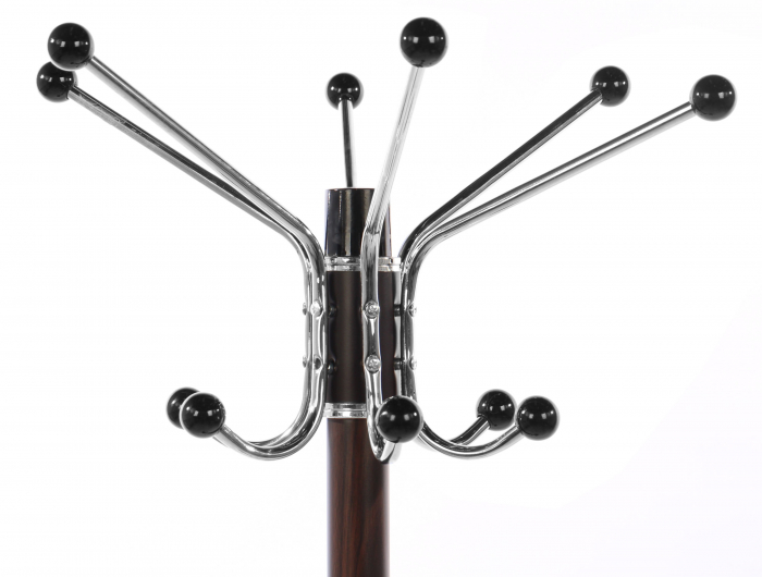 Cuier hol tip pom cu 16 agățători, metal 173cm [2]