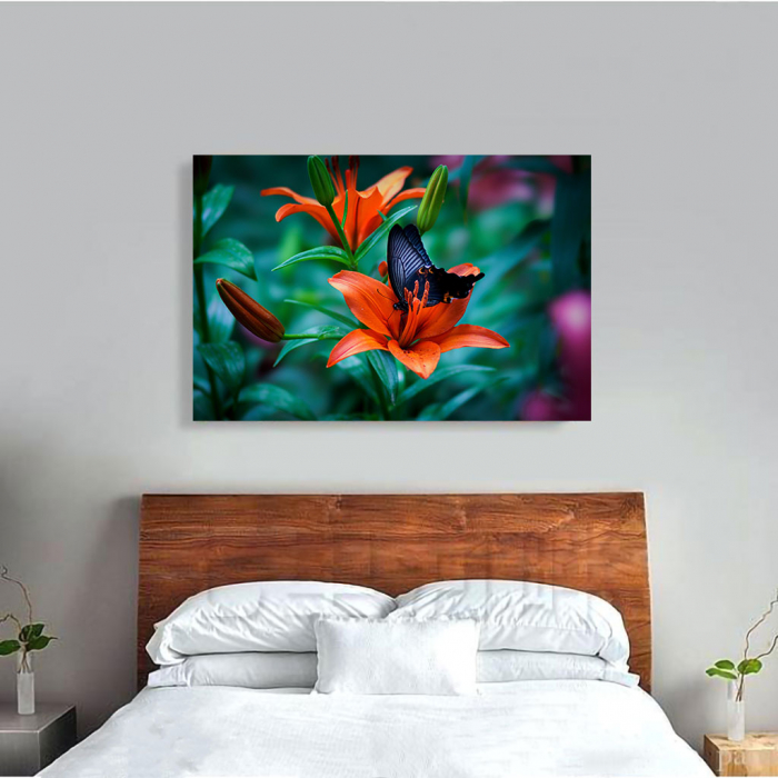 Tablou Canvas - Orange lilies [4]
