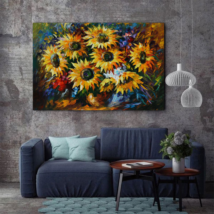 Tablou Canvas - Yelow flowers [3]