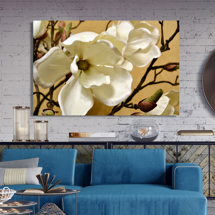 Tablou Canvas - Floare alba [2]