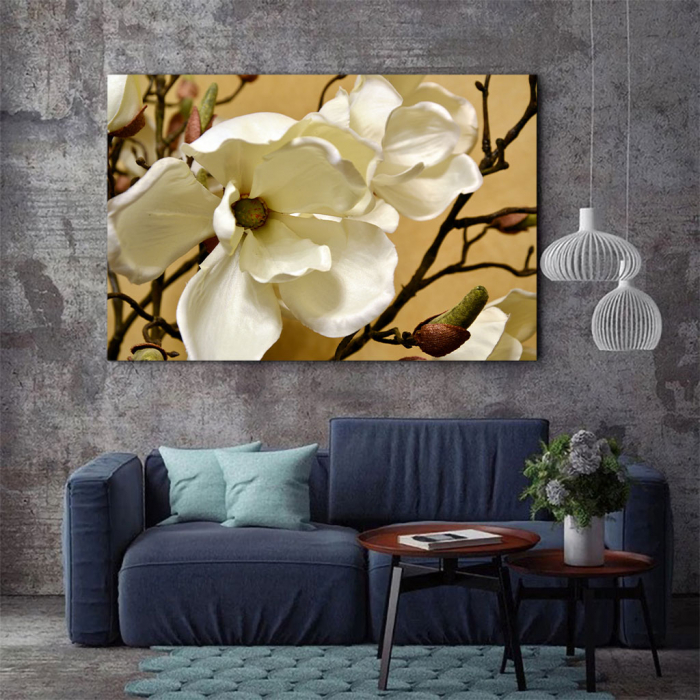 Tablou Canvas - Floare alba [3]