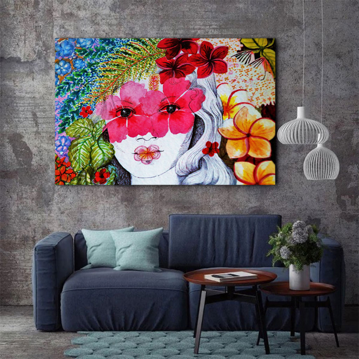 Tablou Canvas - Portret floral [4]
