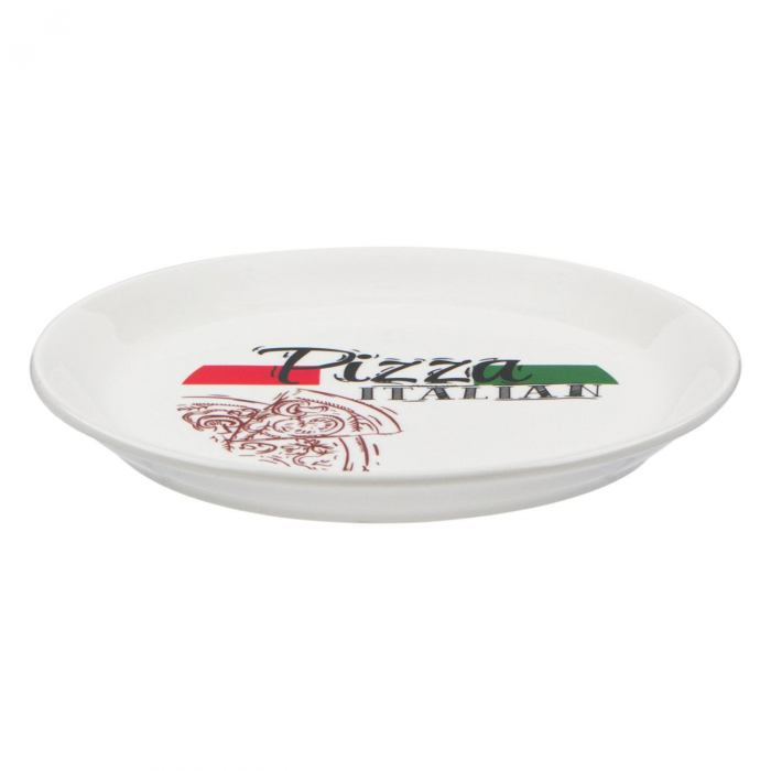 Farfurie pentru pizza,cu model și scris,20 cm [2]