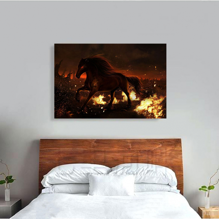 Tablou Canvas - Hell horse [2]