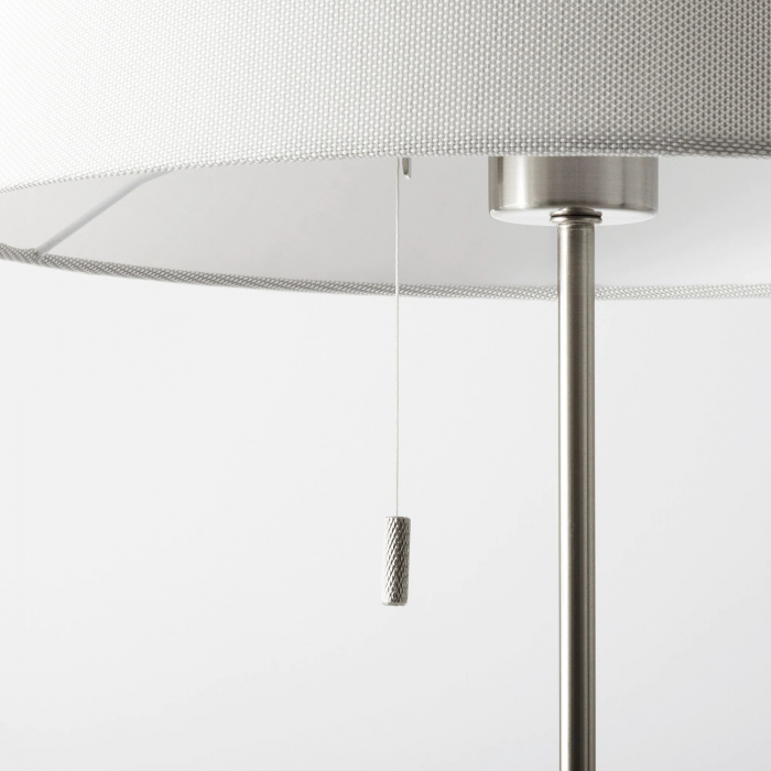 Lampadar reglabil, alb, oțel - 168cm [4]