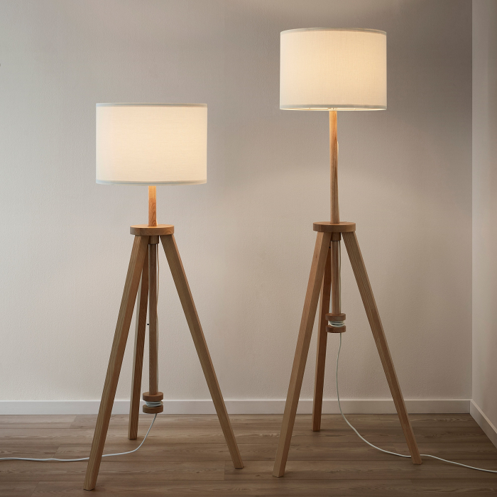 Lampadar Cora din lemn, reglabil - 151cm [3]