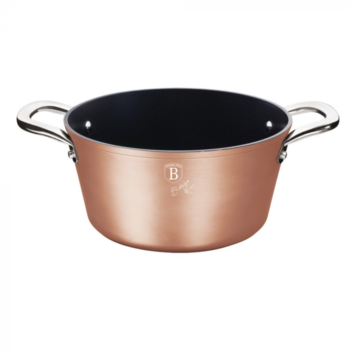 Oala cu capac Berlinger Haus, Bronze Titan Collection, aluminiu forjat, 4.1 L, D 24 cm [2]