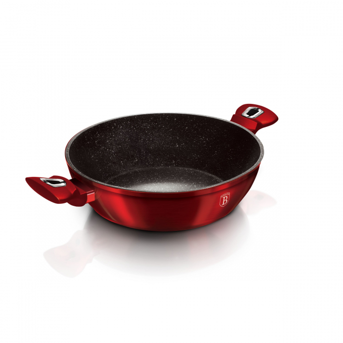 Cratita cu capac Berlinger Haus Metallic Line Burgundy Edition, aluminiu forjat, 3.8 L, D 28 cm [2]
