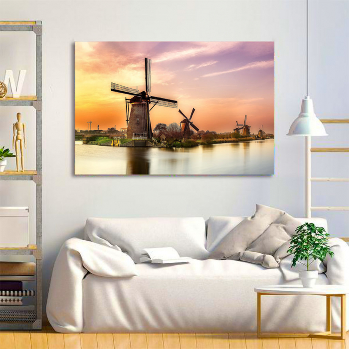 Tablou Canvas - Windmills [3]