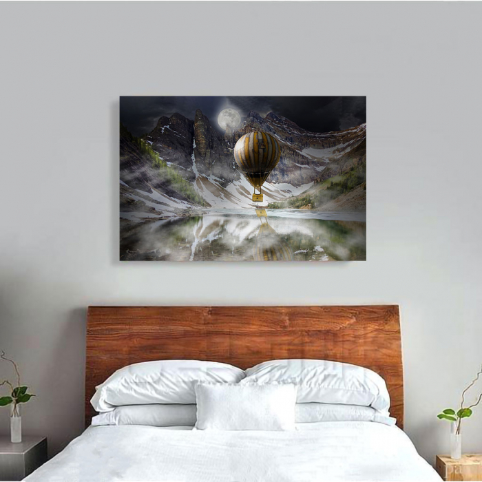 Tablou Canvas - Blue Mountain Balloons [3]