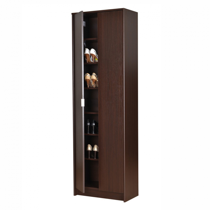 Pantofar Nicol cu 7 rafturi , wenge, 60x192cm [3]