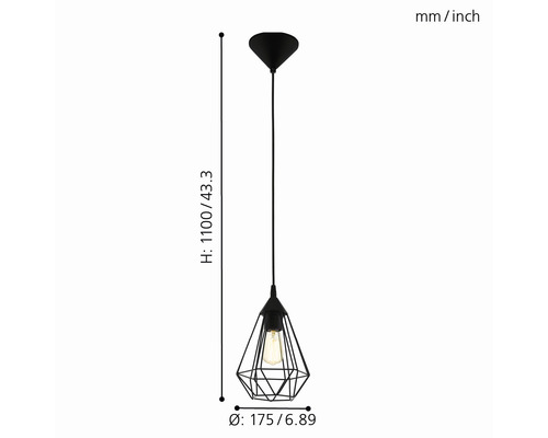Pendul 175 mm, negru [4]