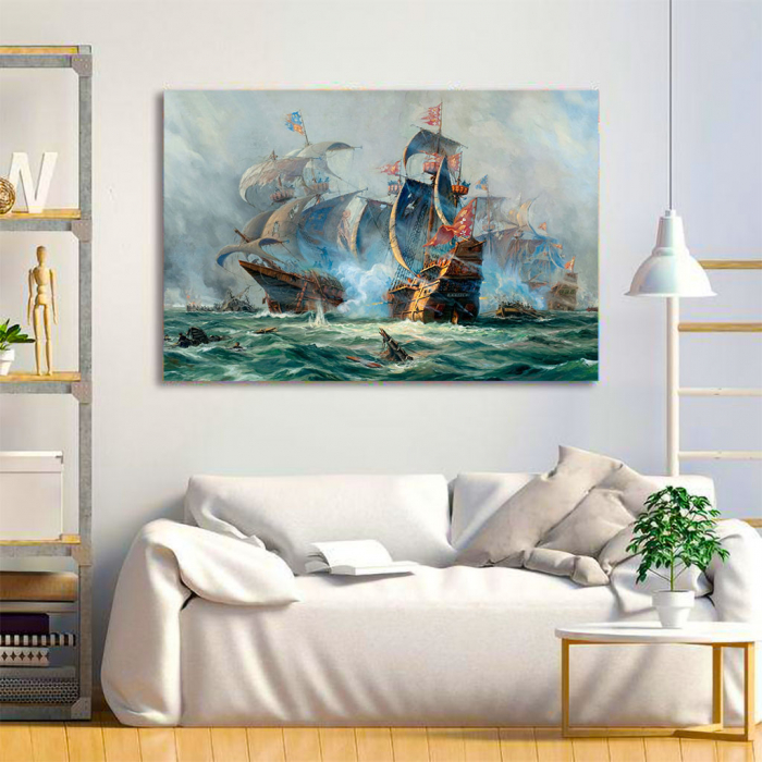 Tablou Canvas - Ships War [3]