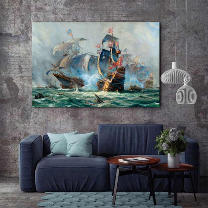 Tablou Canvas - Ships War [4]