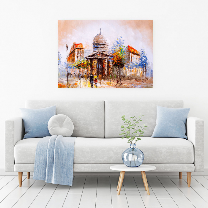 Tablou Canvas - Street view in France [2]
