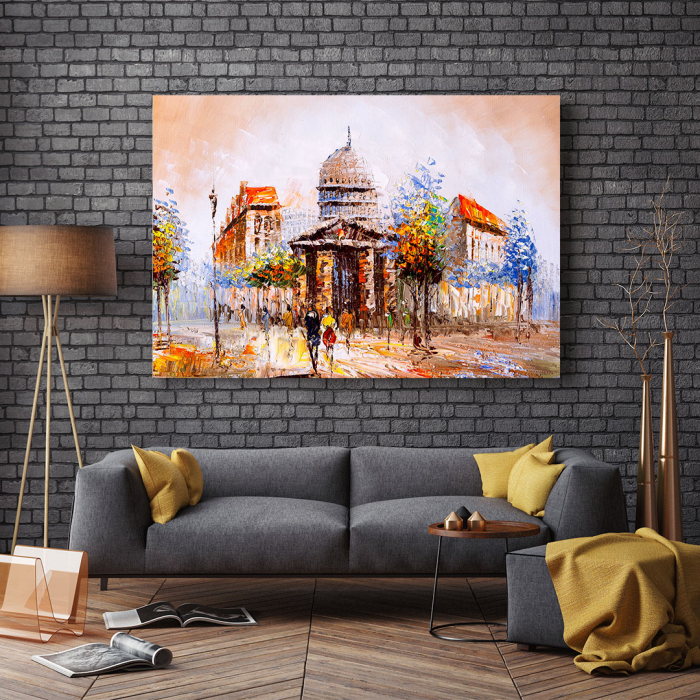 Tablou Canvas - Street view in France [3]