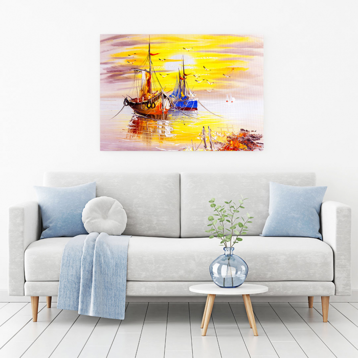 Tablou Canvas - Sunset in Venice [2]
