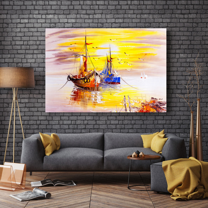 Tablou Canvas - Sunset in Venice [3]