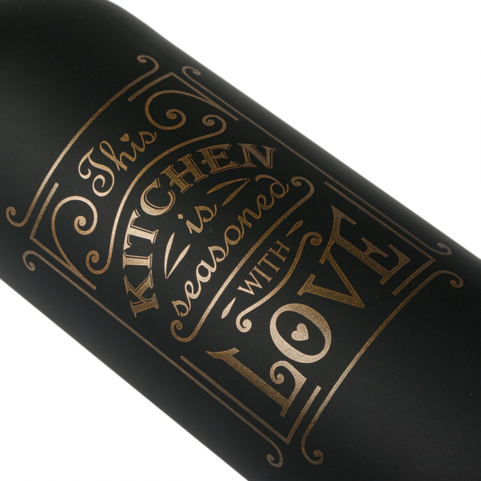 Sticlă pentru ulei,negru-mat.750 ml [2]