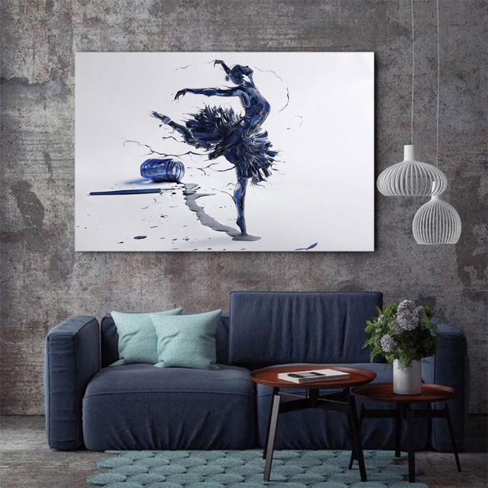 Tablou Canvas - Inked Balerina [3]