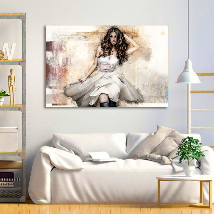 Tablou Canvas - Realistic sketch [3]