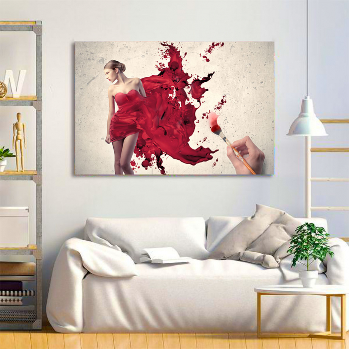 Tablou Canvas - Brush work [2]