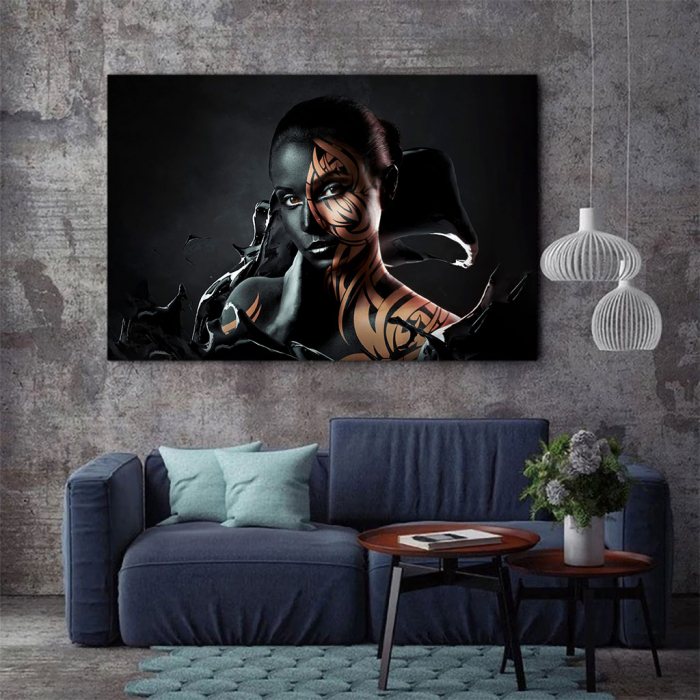 Tablou Canvas - Black style [3]