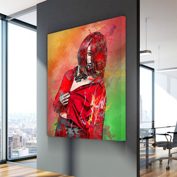 Tablou Canvas - Red fashion [4]