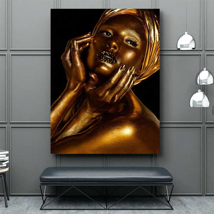 Tablou Canvas - African Gold I [2]