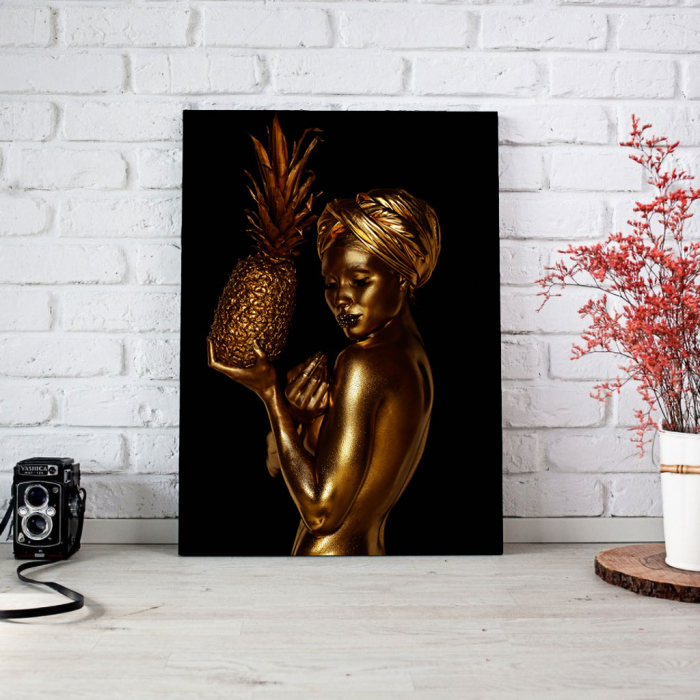 Tablou Canvas - African Gold 2 [3]