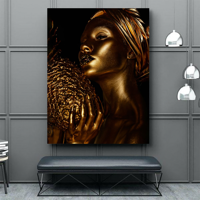 Tablou Canvas - African Gold 3 [2]